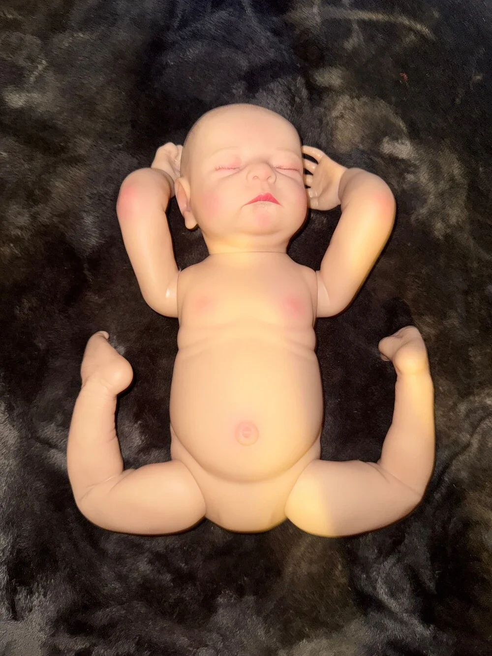 Realistic Baby Doll 18 Inch Vinyl Limbs Soft Body Sleeping Doll